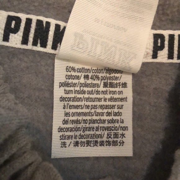 VS PINK Super Cute & Cozy Cowl Neck Cropped Sweatshirt Size M 2 Colors Available - Picture 7 of 10